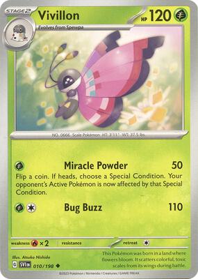 Vivillon card from SV01: Scarlet & Violet Base Set