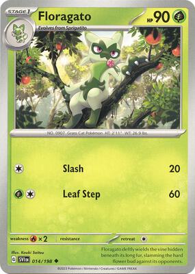 Floragato card from SV01: Scarlet & Violet Base Set