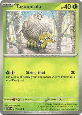 Tarountula - 017/198 card from SV01: Scarlet & Violet Base Set