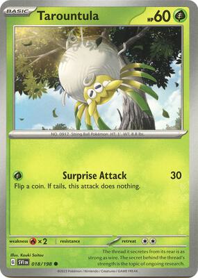 Tarountula - 018/198 card from SV01: Scarlet & Violet Base Set