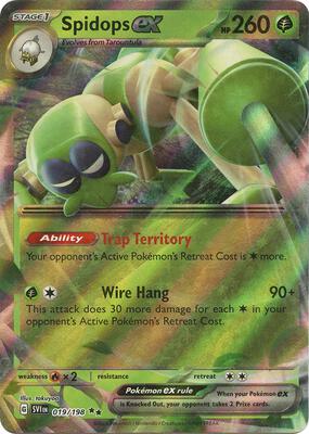 Spidops ex - 019/198 card from SV01: Scarlet & Violet Base Set