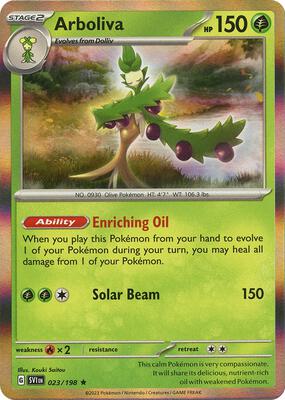 Arboliva card from SV01: Scarlet & Violet Base Set