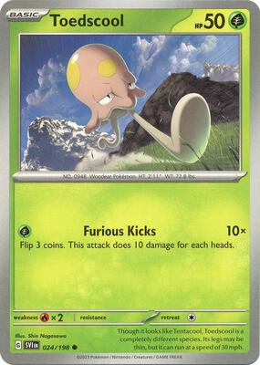 Toedscool - 024/198 card from SV01: Scarlet & Violet Base Set