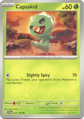 Capsakid - 027/198 card from SV01: Scarlet & Violet Base Set