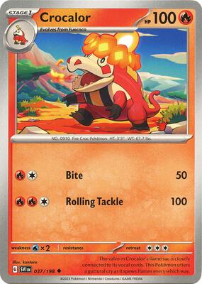 Crocalor card from SV01: Scarlet & Violet Base Set
