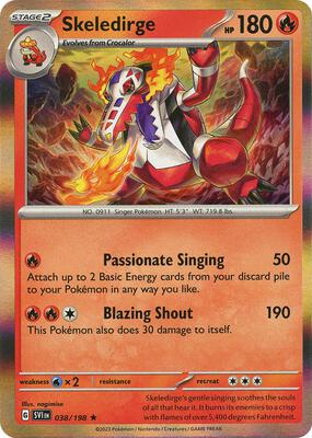 Skeledirge card from SV01: Scarlet & Violet Base Set