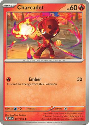 Charcadet - 039/198 card from SV01: Scarlet & Violet Base Set