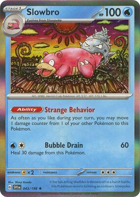 Slowbro card from SV01: Scarlet & Violet Base Set