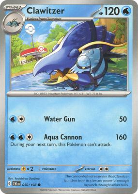 Clawitzer card from SV01: Scarlet & Violet Base Set