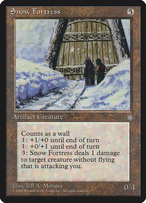 Snow Fortress card from Ice Age