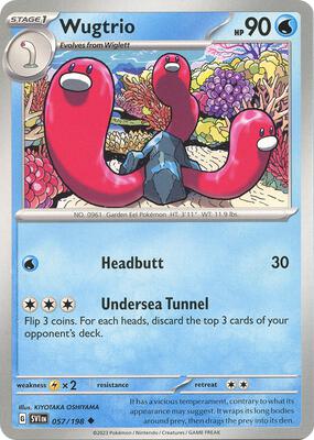 Wugtrio card from SV01: Scarlet & Violet Base Set