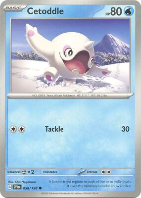 Cetoddle - 058/198 card from SV01: Scarlet & Violet Base Set