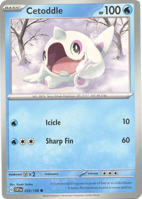 Cetoddle - 059/198 card from SV01: Scarlet & Violet Base Set