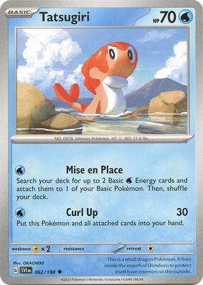 Tatsugiri card from SV01: Scarlet & Violet Base Set