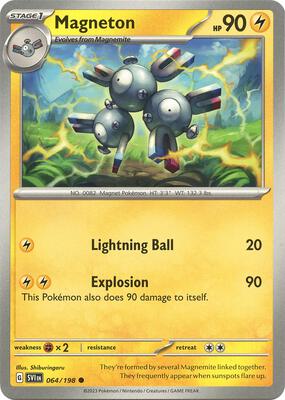 Magneton card from SV01: Scarlet & Violet Base Set