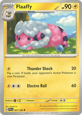 Flaaffy card from SV01: Scarlet & Violet Base Set