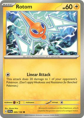 Rotom - 069/198 card from SV01: Scarlet & Violet Base Set