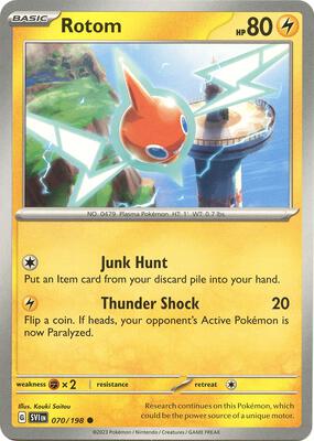 Rotom - 070/198 card from SV01: Scarlet & Violet Base Set