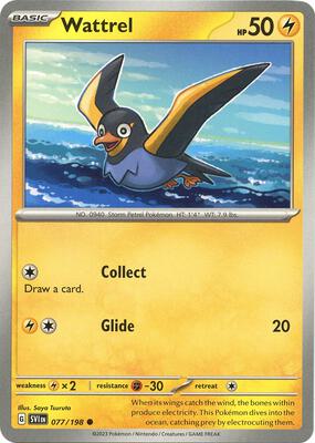 Wattrel - 077/198 card from SV01: Scarlet & Violet Base Set