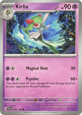 Kirlia - 085/198 card from SV01: Scarlet & Violet Base Set
