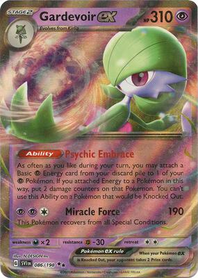 Gardevoir ex - 086/198 card from SV01: Scarlet & Violet Base Set