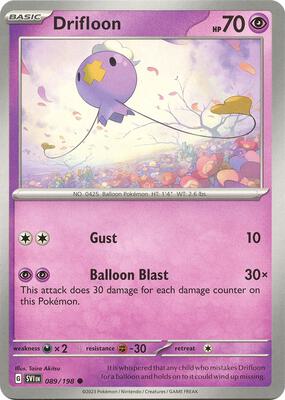Drifloon card from SV01: Scarlet & Violet Base Set