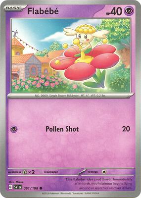 Flabebe card from SV01: Scarlet & Violet Base Set