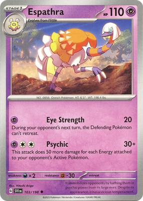Espathra card from SV01: Scarlet & Violet Base Set