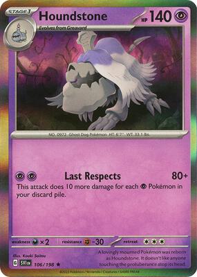 Houndstone card from SV01: Scarlet & Violet Base Set
