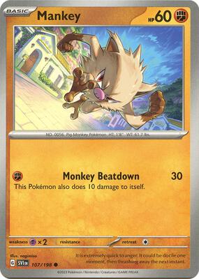 Mankey card from SV01: Scarlet & Violet Base Set