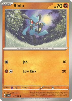Riolu - 112/198 card from SV01: Scarlet & Violet Base Set