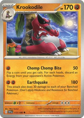Krookodile card from SV01: Scarlet & Violet Base Set