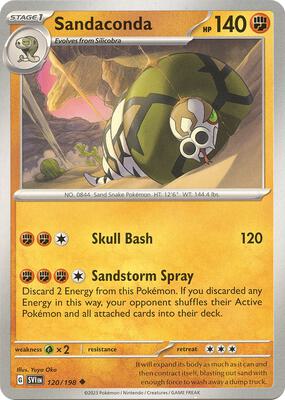 Sandaconda card from SV01: Scarlet & Violet Base Set