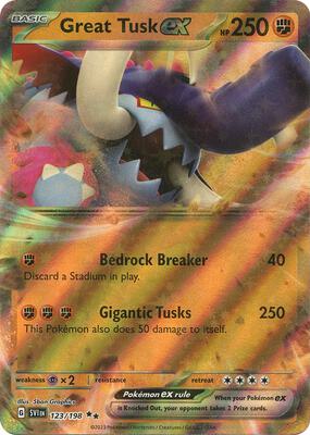 Great Tusk ex - 123/198 card from SV01: Scarlet & Violet Base Set