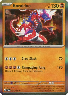 Koraidon card from SV01: Scarlet & Violet Base Set