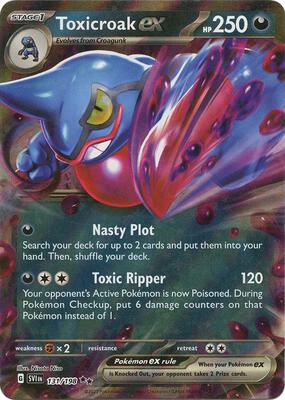 Toxicroak ex - 131/198 card from SV01: Scarlet & Violet Base Set
