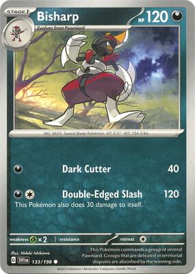 Bisharp card from SV01: Scarlet & Violet Base Set