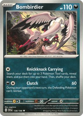Bombirdier - 138/198 card from SV01: Scarlet & Violet Base Set