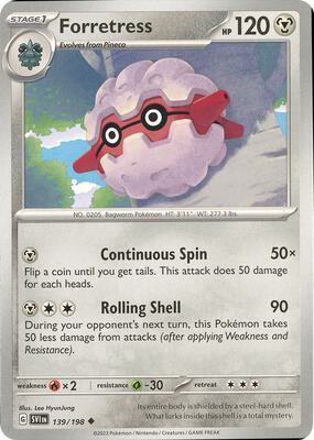 Forretress card from SV01: Scarlet & Violet Base Set