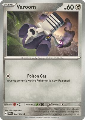 Varoom - 140/198 card from SV01: Scarlet & Violet Base Set