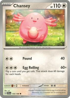 Chansey card from SV01: Scarlet & Violet Base Set