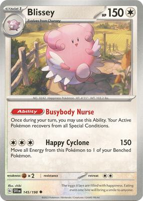 Blissey card from SV01: Scarlet & Violet Base Set