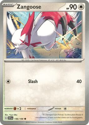 Zangoose - 146/198 card from SV01: Scarlet & Violet Base Set