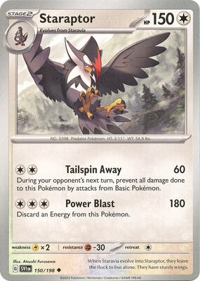 Staraptor card from SV01: Scarlet & Violet Base Set