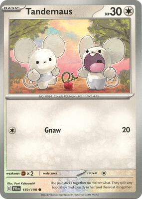 Tandemaus - 159/198 card from SV01: Scarlet & Violet Base Set