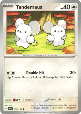 Tandemaus - 160/198 card from SV01: Scarlet & Violet Base Set