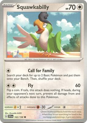 Squawkabilly card from SV01: Scarlet & Violet Base Set