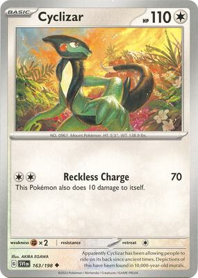 Cyclizar - 163/198 card from SV01: Scarlet & Violet Base Set