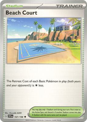 Beach Court card from SV01: Scarlet & Violet Base Set