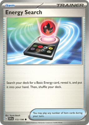 Energy Search card from SV01: Scarlet & Violet Base Set